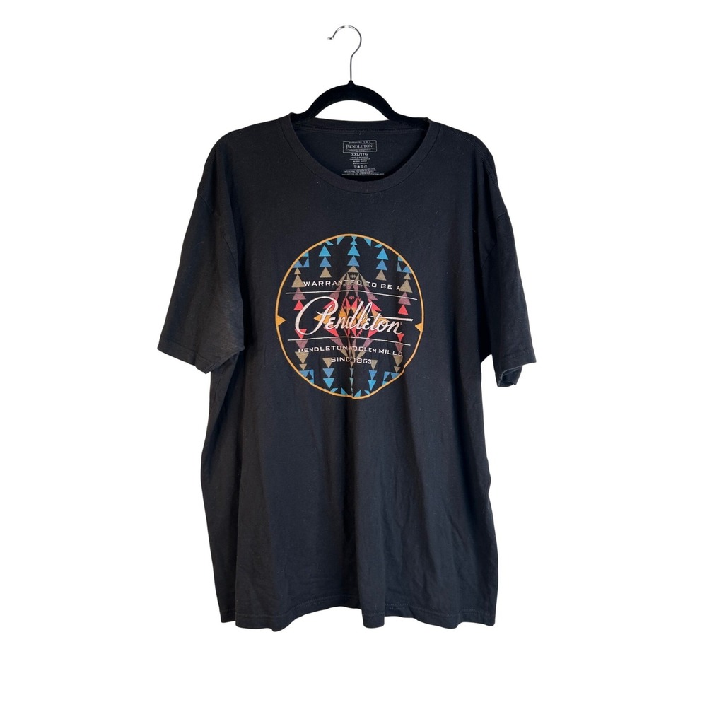 Pendleton Men's Black Southwestern Graphic Cotton Short Sleeve‎ T-Shirt Size XXL
